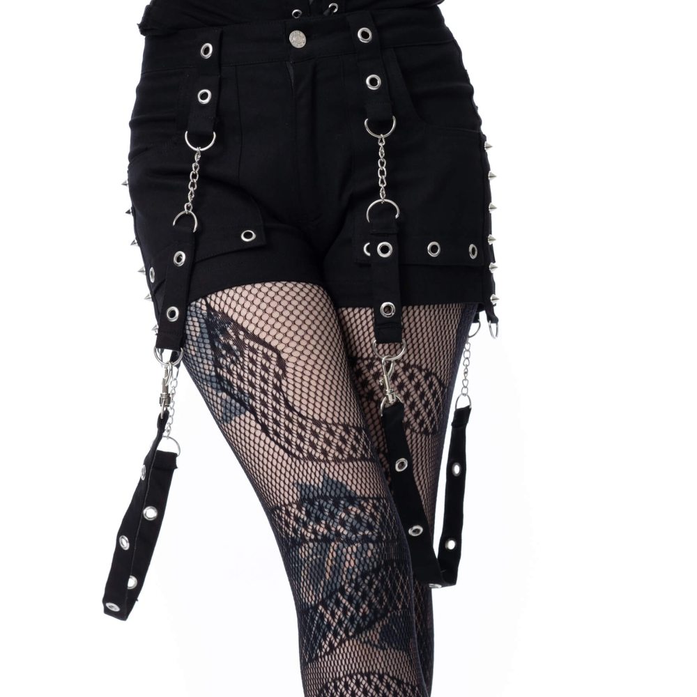 Heartless - Sable Short Shorts - Black